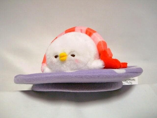 ◆未使用◆えび　ピスケ◆カナヘイ　ゆるっと回転寿司　パラダイス展　ぬいぐるみ◆