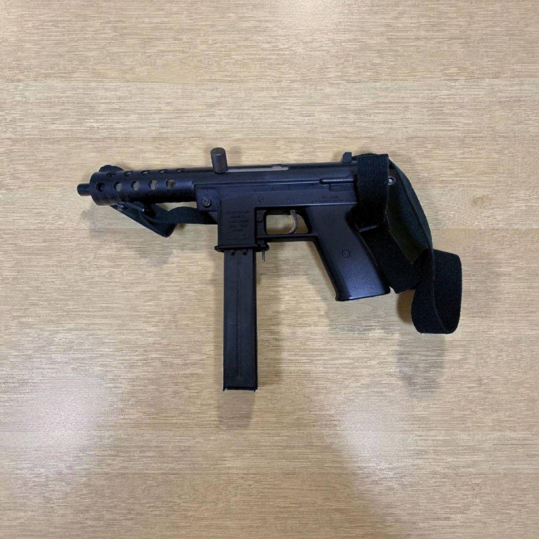 S2S M1911 ハンドガン エアコッキング ブラック シルバー木製グリップ