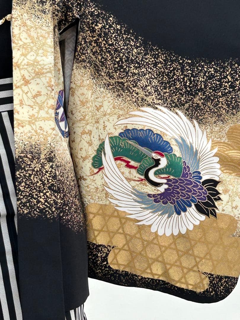 miiー❁ 七五三3歳 羽織・紐・着物・長襦袢・袴・帯・懐剣・ 肩上げ済み