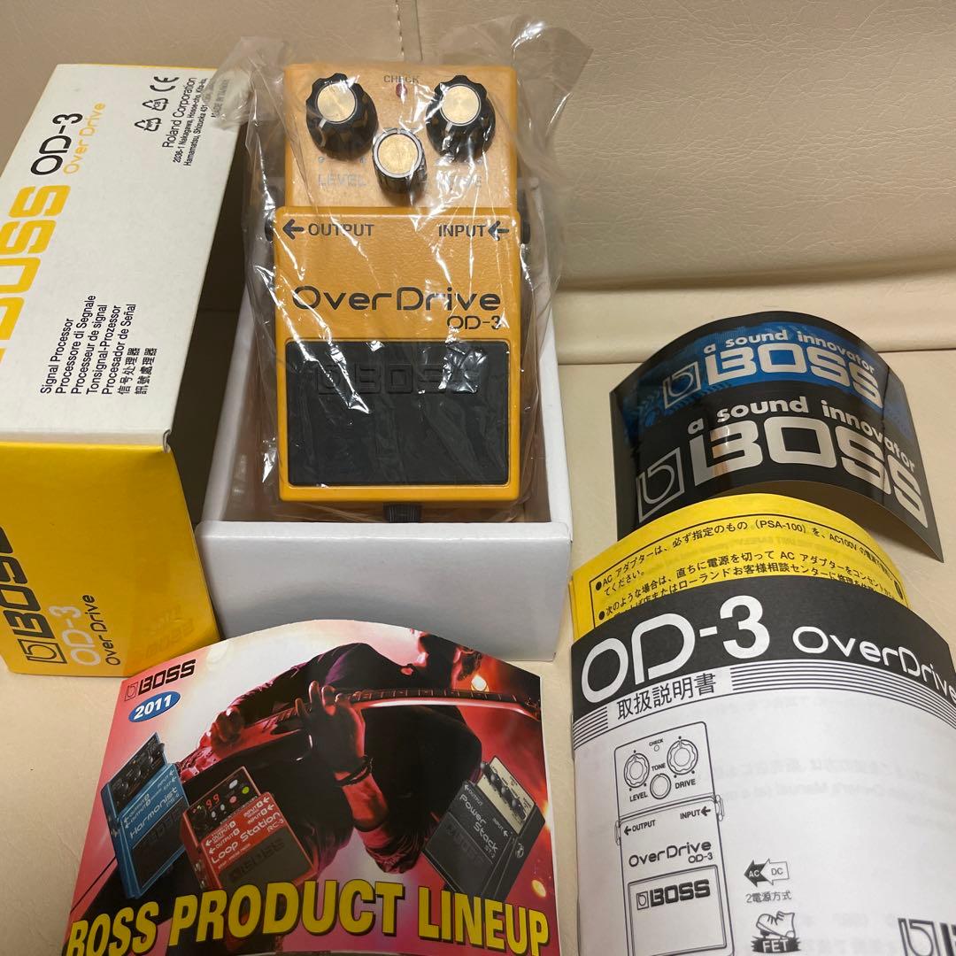 BOSS OverDrive OD-3 エフェクター 本体のみ ※ノイズ有り BOSS OD-3