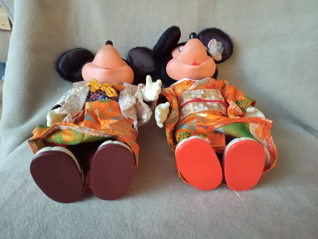 ヤングエポック社 ミッキー・ミニーマウス ぬいぐるみ人形