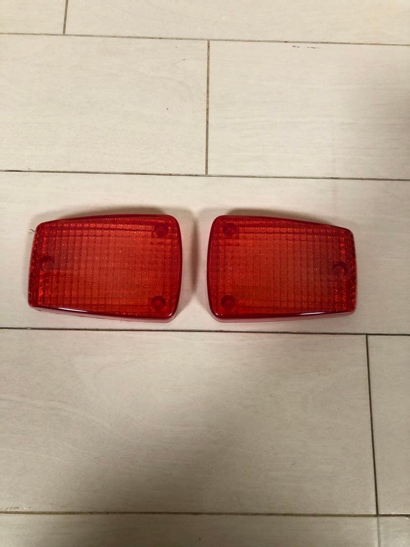 CBX400F スモーク赤テールレンズウインカーレンズブラッククリア