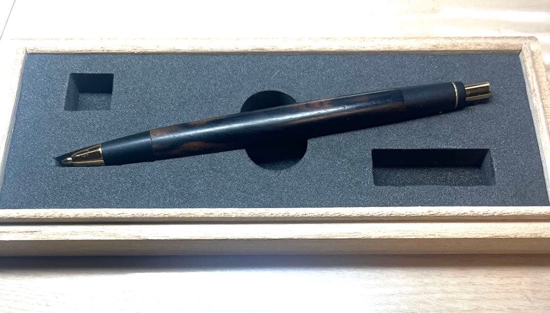 あ*く様 野原工芸 超特上黒柿孔雀杢 旧型シャーペン 0.5mm