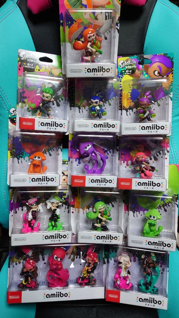 全未開封 amiibo スプラトゥーン 全16種類