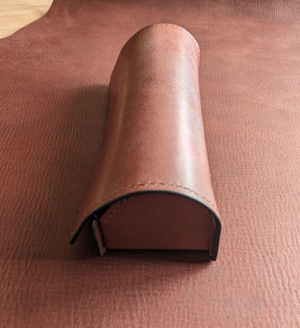 ベイカーフルグレインブライドル】ペンケースめがねケースカラー：チョコ