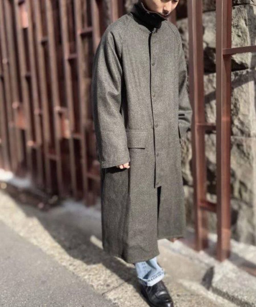 坂口健太郎着用　Barbour OVERSIZED BURGHLEY ウール