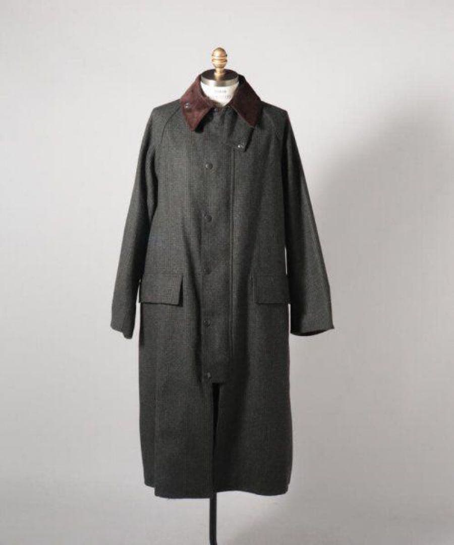 坂口健太郎着用　Barbour OVERSIZED BURGHLEY ウール