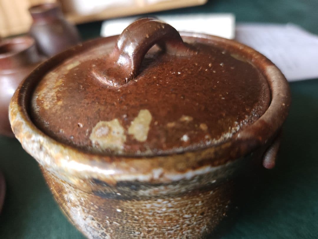 備前焼　宝瓶　茶器揃　煎茶器　共箱　未使用