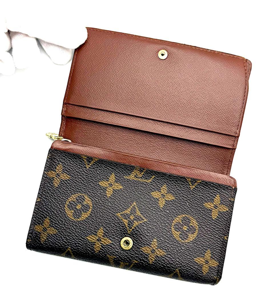 ルイヴィトン モノグラムポルトフォイユ トレゾール 財布 L字ファスナ
