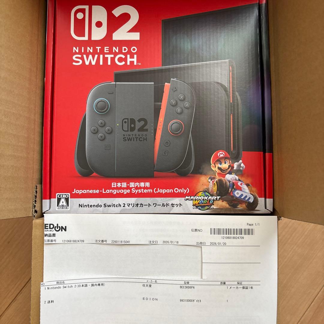 Nintendo Switch2 マリオカートセット　【新品】✨保証付き✨