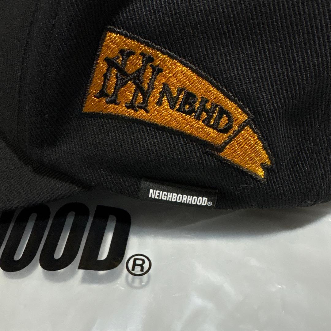 NEIGHBORHOOD 25ssブラックベースボールキャップ F NEIGHBORHOOD
