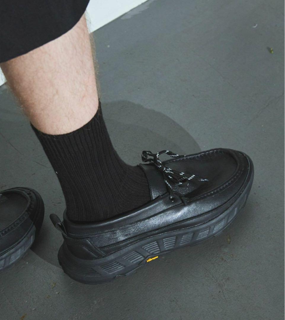 VIBRAM×OPENING ACT ボリュームリアルレザーモカシンスニーカー