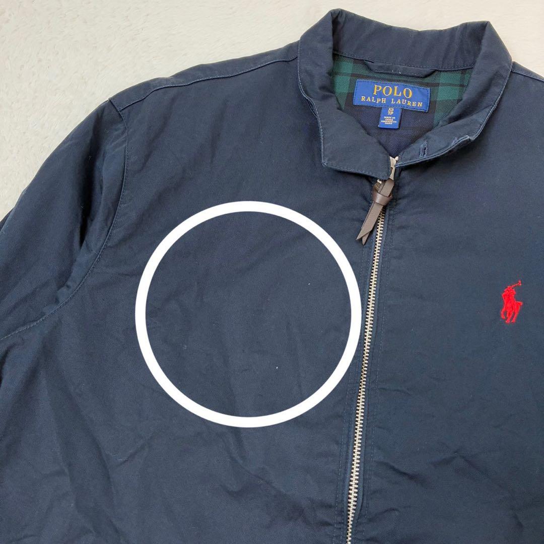 ポロラルフローレン スウィングトップ ポニー刺繍 裏地チェック