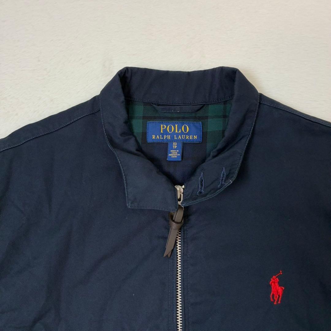 ポロラルフローレン スウィングトップ ポニー刺繍 裏地チェック