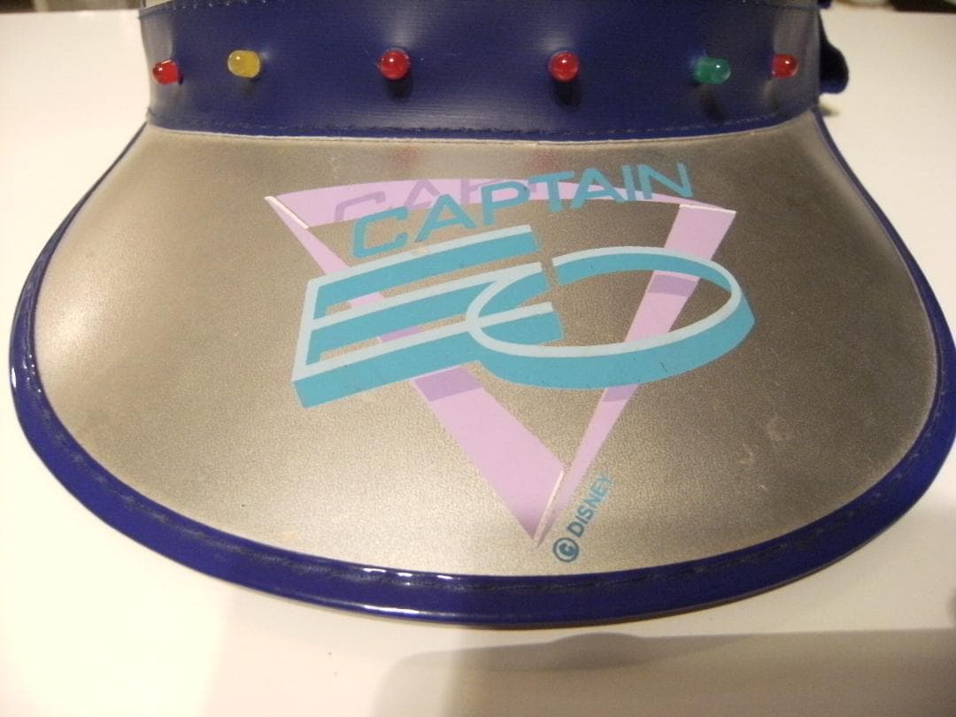 廃版★ディズニーランド キャプテンEO サンバイザー 帽子★マイケルジャクソン