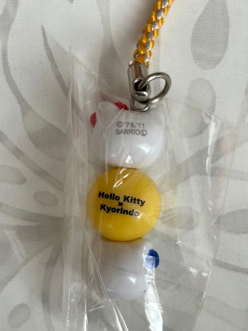 レア 希少品 ハローキティkyorindo ストラップ 2個セット 杏林堂