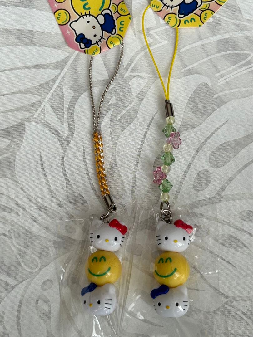 レア 希少品 ハローキティkyorindo ストラップ 2個セット 杏林堂