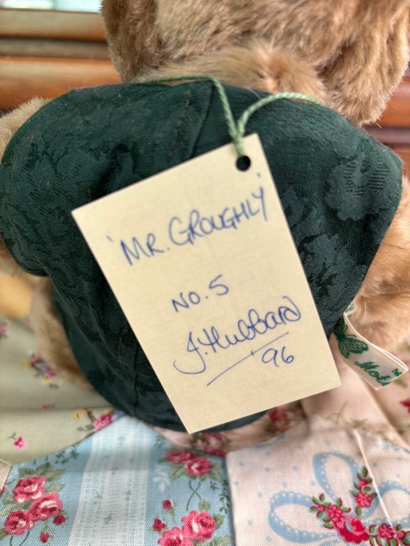 アーリー・アメリカン・テディベア 眼鏡付き