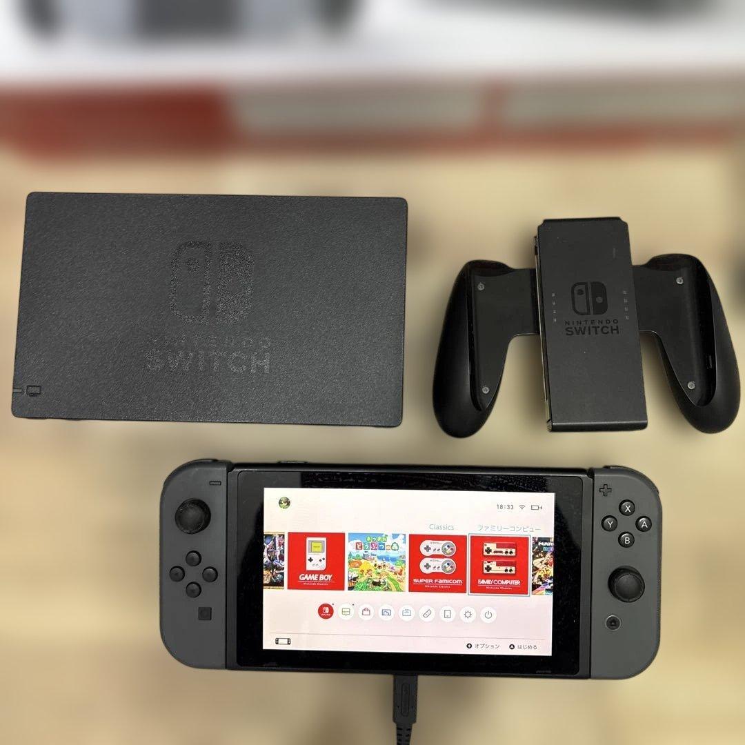 Nintendo Switch 本体 グレー　スプラトゥーンProコンセット