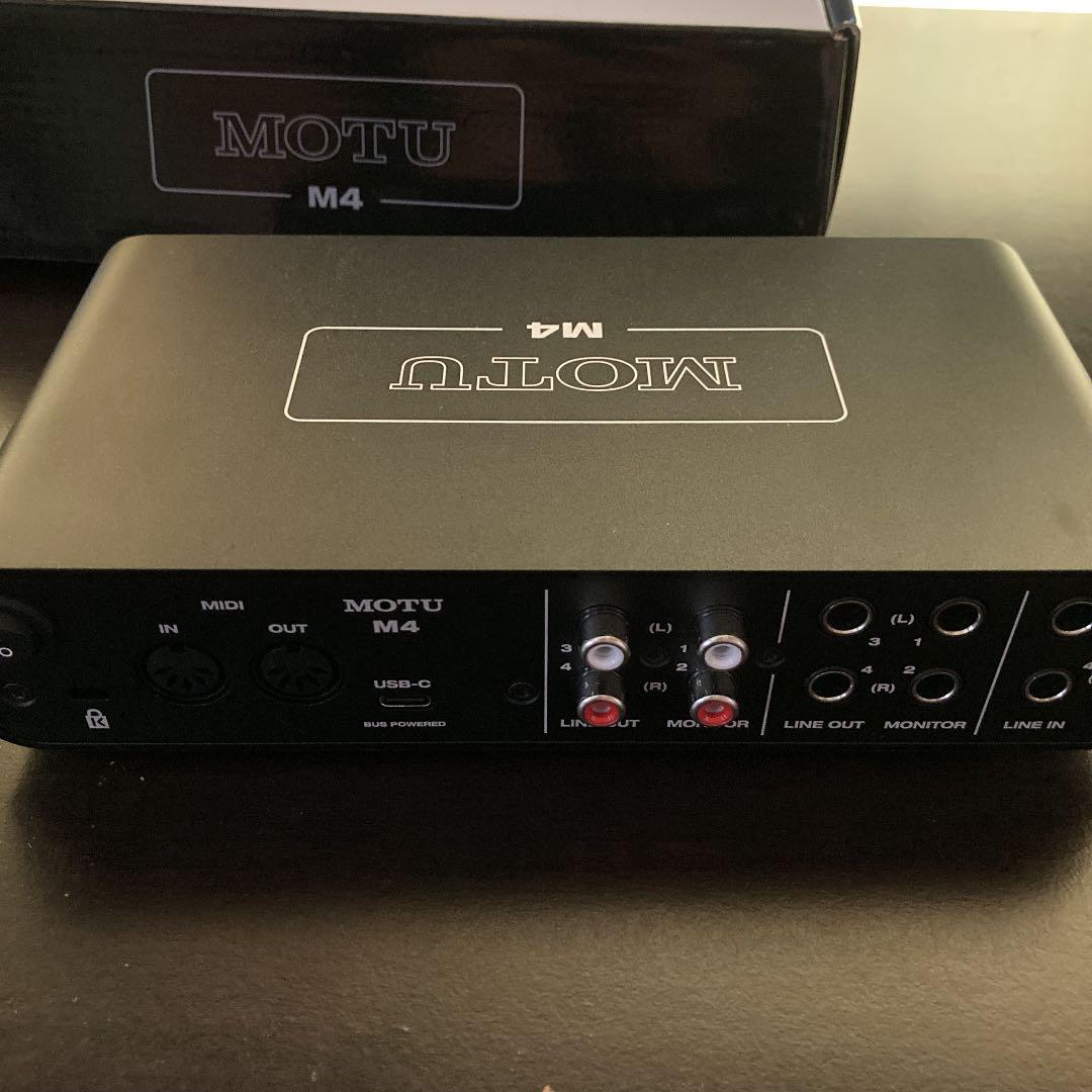 MOTU M4 箱・付属品つき MOTU M4 USBオーディオインターフェース M4