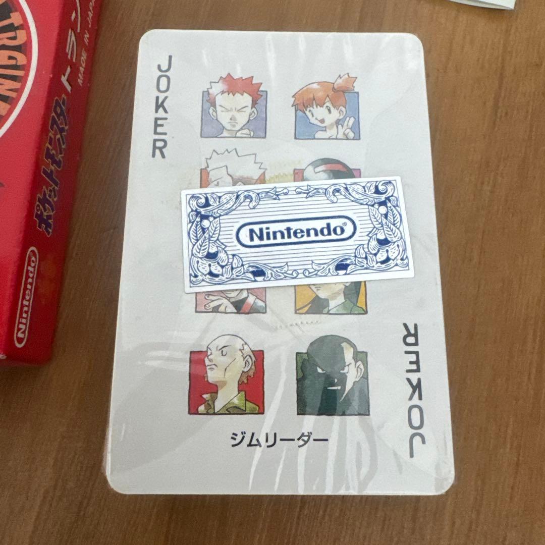 【レア・希少】初代 ポケモン ポケットモンスター トランプ　赤　未使用