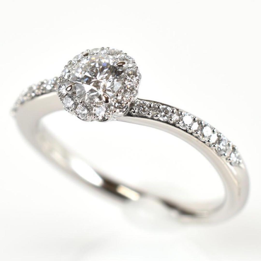 【アネモネ】 スタージュエリー Halo(ヘイロー)PTダイヤモンドリング