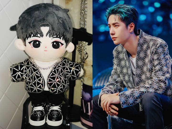 20cm 王一博 ぬいぐるみ お洋服 着せ替え ハンドメイド 21