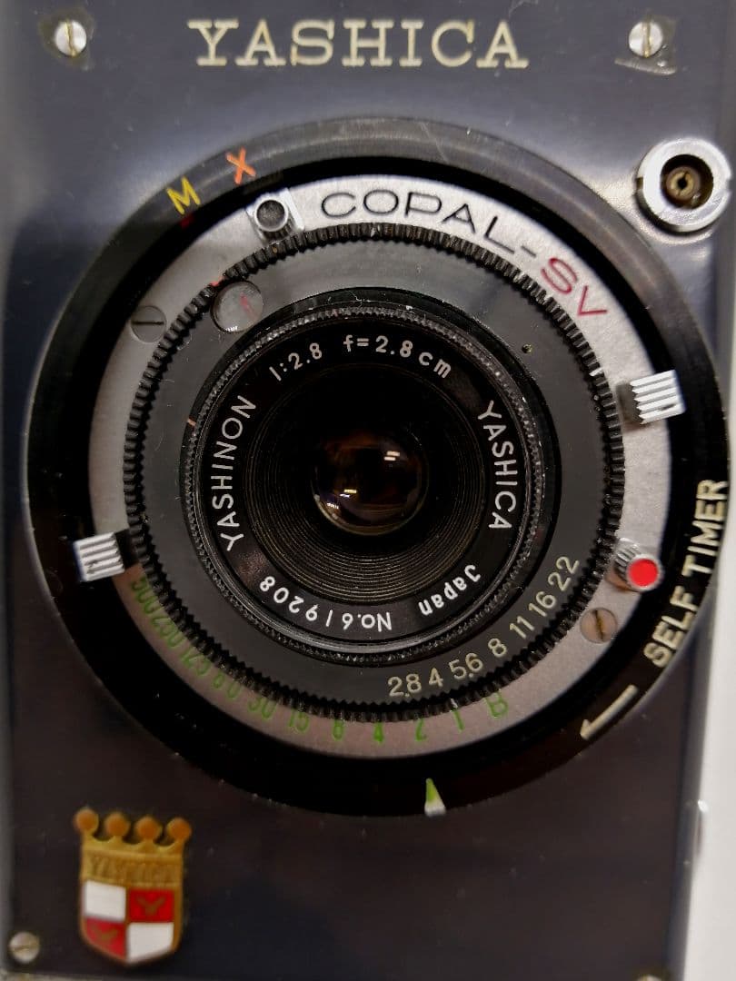 博物館級、露出計作動 ハーフカメラYASHICA 本物 RAPIDE ヤシカラピード