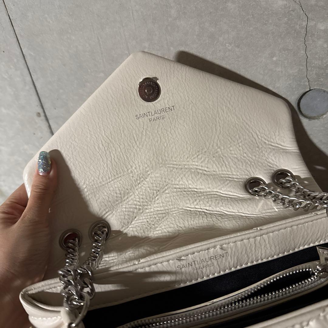 ホワイト【ハンドバッグ】ショルダーバッグ