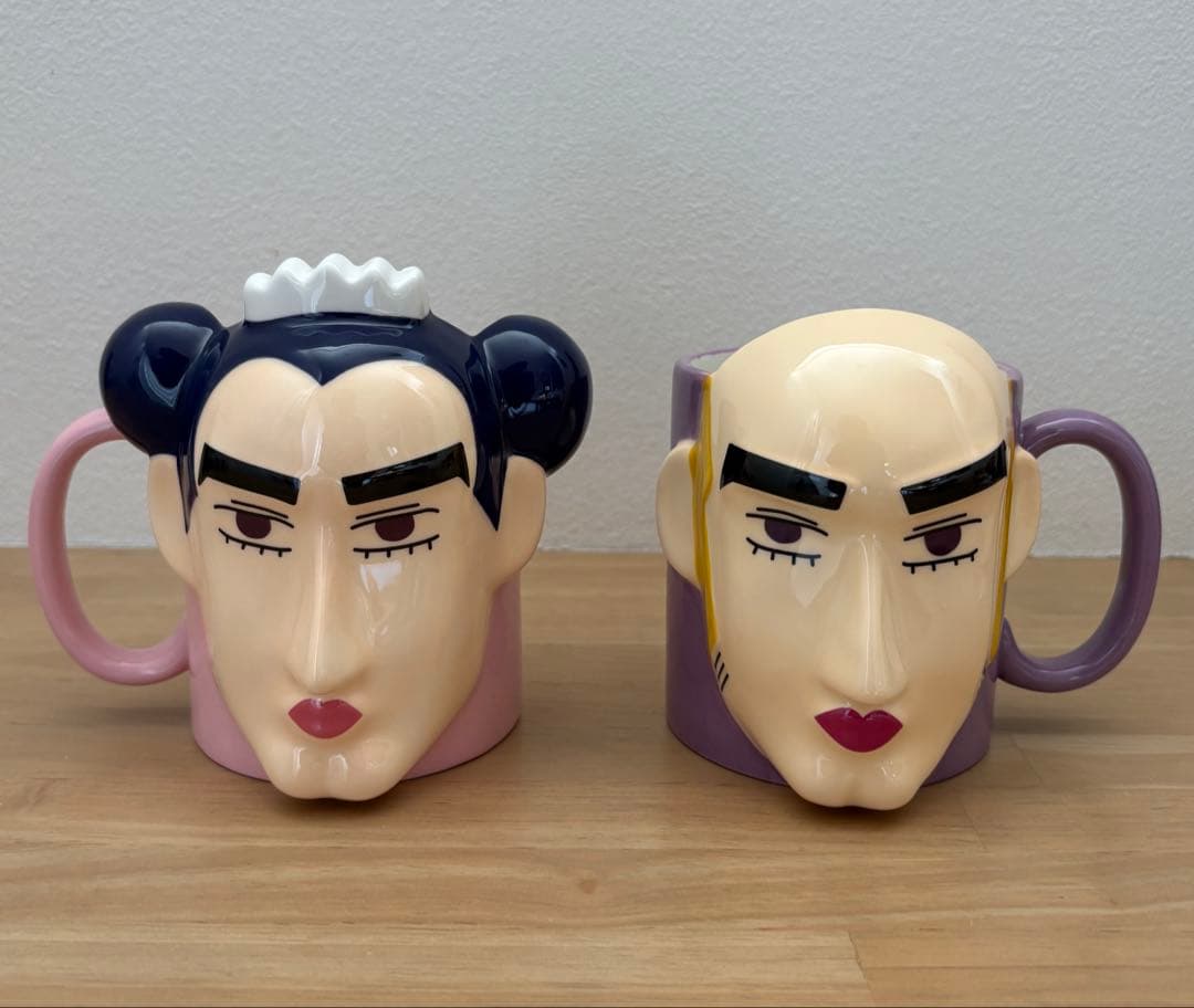 クレヨンしんちゃん ペアマグカップ マカオとジョマ