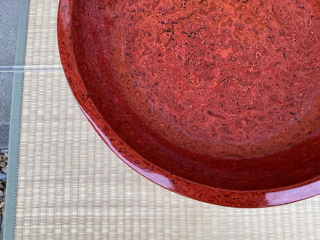 会津塗 こね鉢 研ぎ出し 高級品 そば打ち道具 売り切り (検) 津軽塗 若狭塗