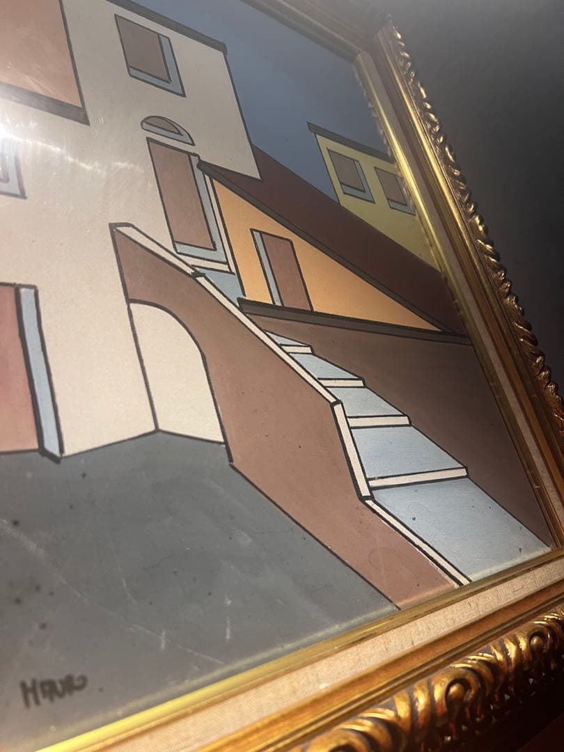 Italy import 肉筆油彩画 証明あり - メルカリ