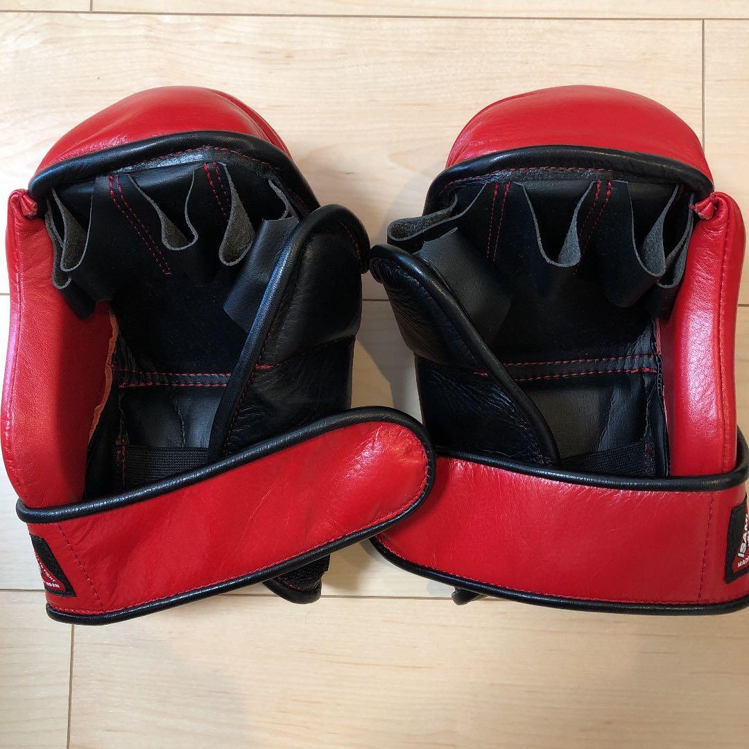 ISAMI イサミ ボクシンググローブ パウンドグローブ 青/黄 サイズF