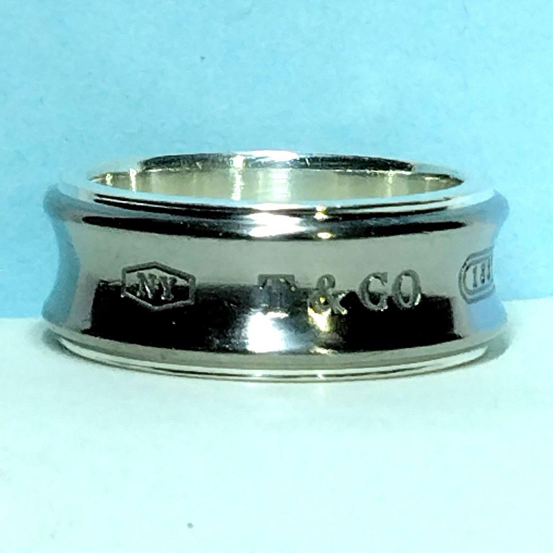 ティファニーシルバー＆チタン ナローリング　15.5号　新品仕上げ