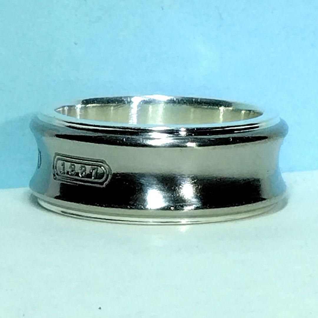 ティファニーシルバー＆チタン ナローリング　15.5号　新品仕上げ
