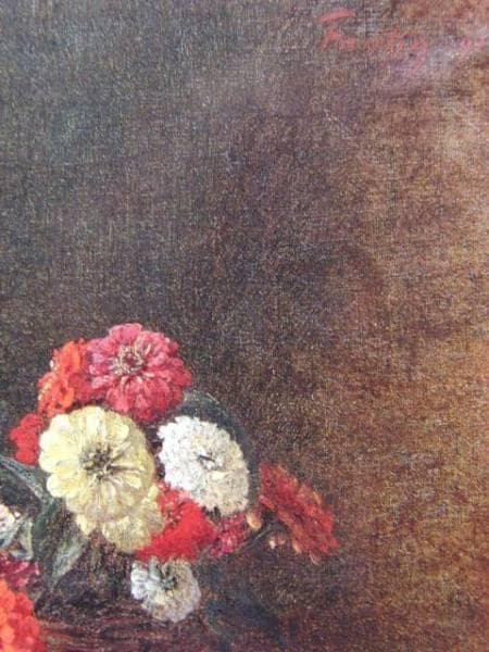 アンリ・ファンタン＝ラトゥール、「ZINNIAS」、海外版超希少レゾネ