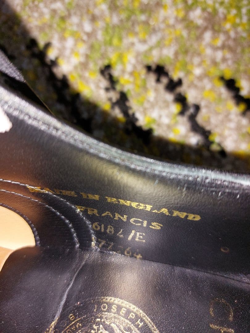 CHEANEY ドレスシューズ ブラック　UK6 セミブローグ　チーニー