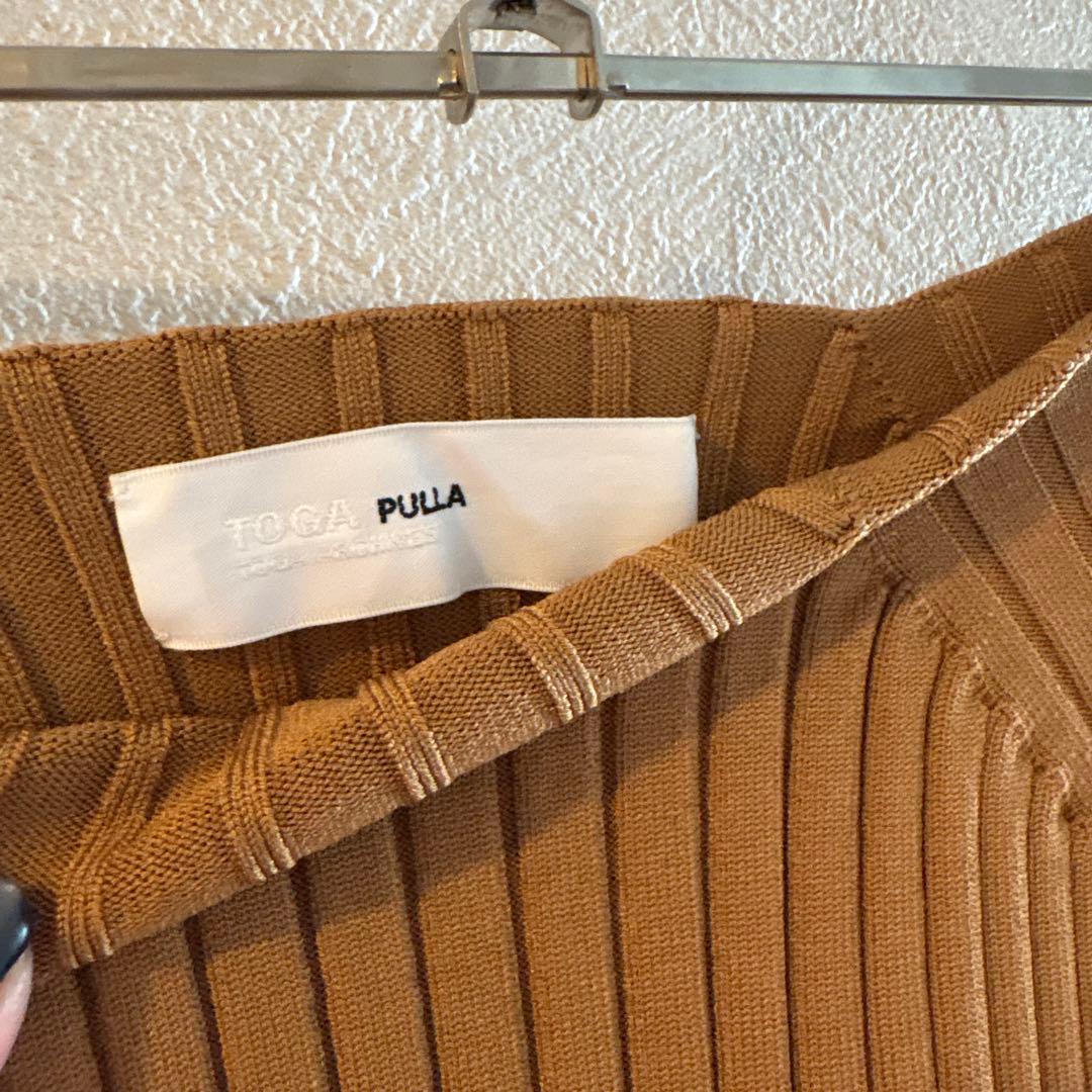 【美品】TOGA PULLA ワイドウエストバンドスカート