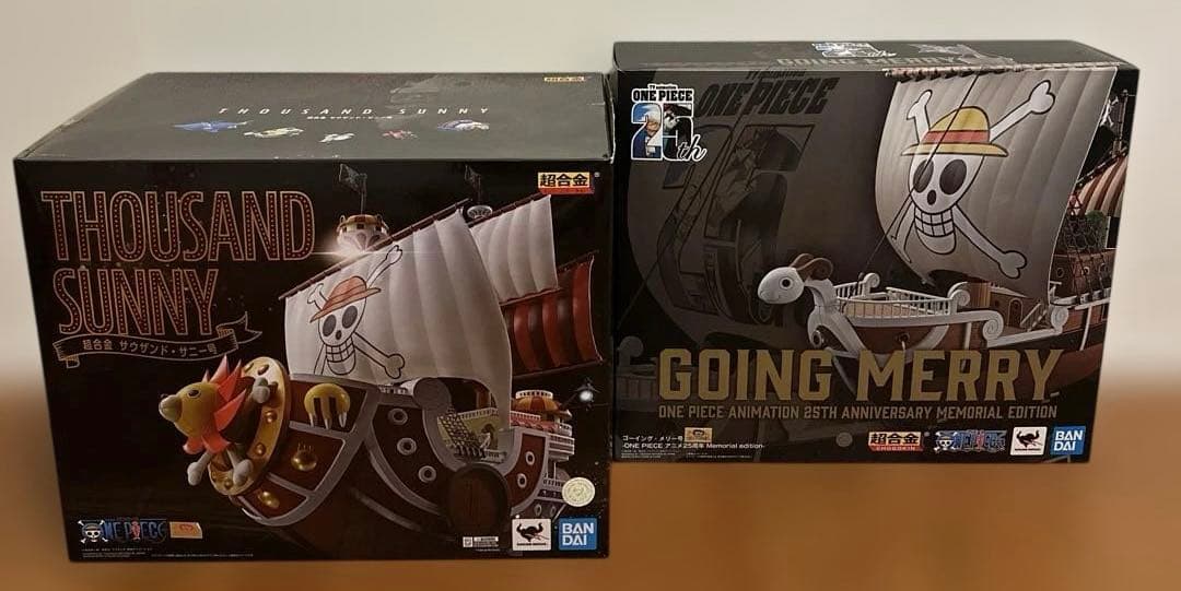 工*也様 【訳あり】ワンピース 超合金サニー号　メリー号　セット 超ビッグスケールで各種ギミックを内蔵！「超合金 サウザンド・サニー