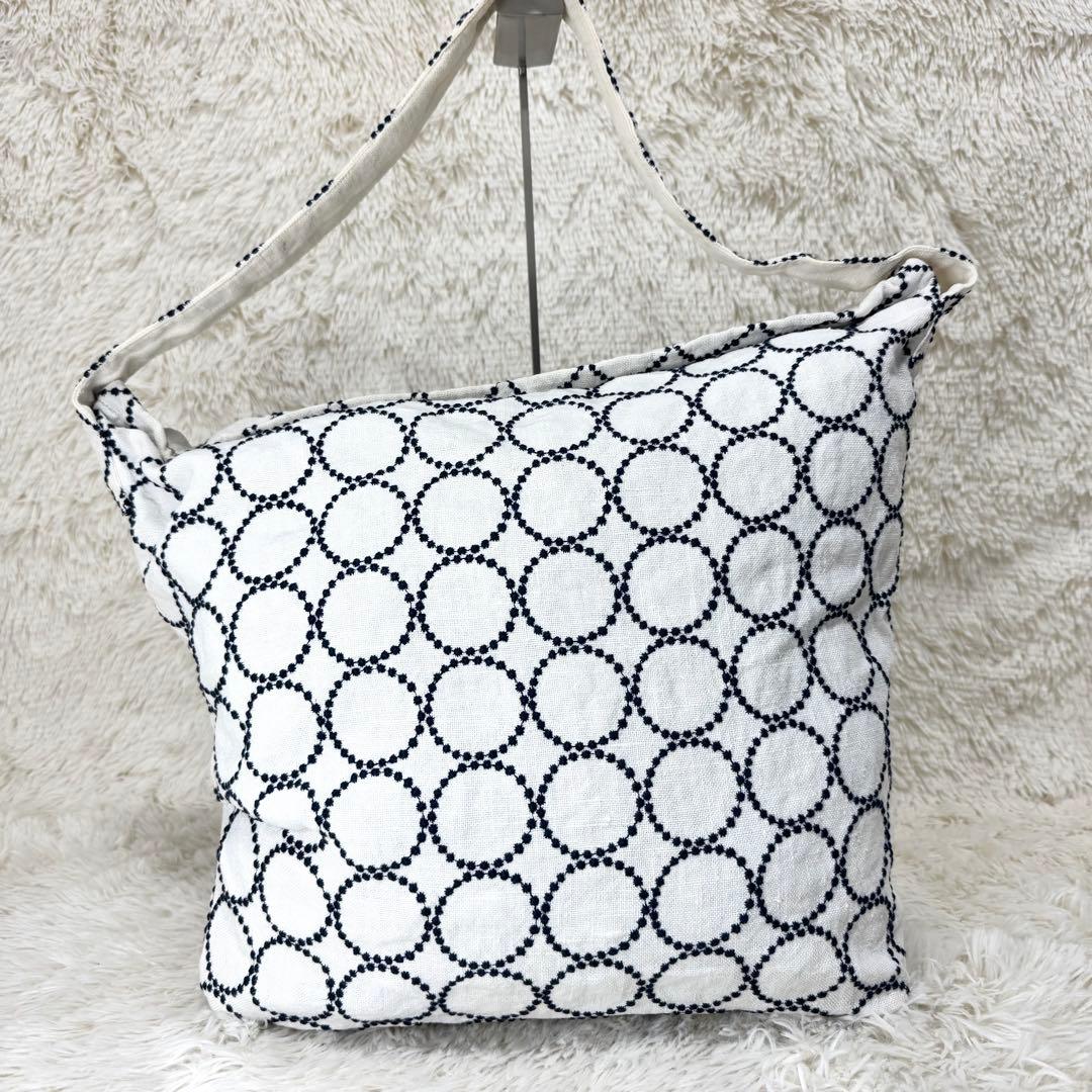 mina perhonen ミナペルホネン タンバリン ショルダーバッグ L 白