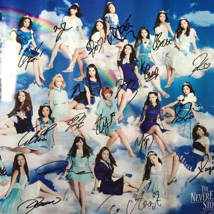 E-girls THENEVERENDINGSTORYメンバー直筆サイン入り