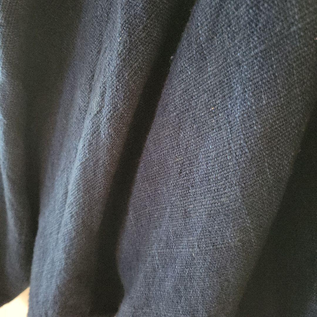 うさとの服　藍染　インディゴ　自然素材　2回着用