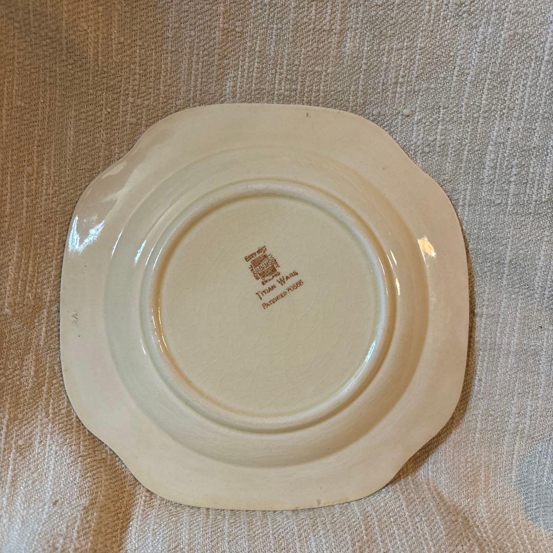 アダムスロイヤルアイボリー 英国 プレート 11