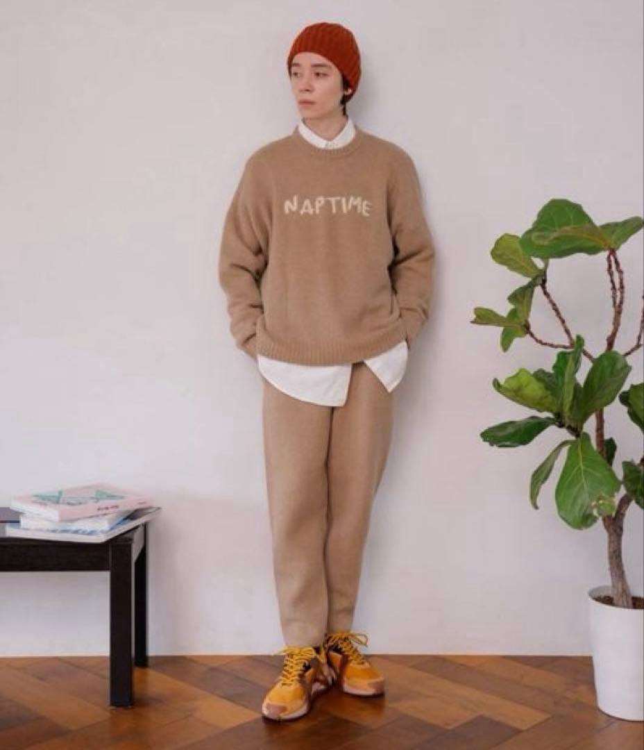 ナップタイム naptime. Nissy ニット プルオーバー ベージュ