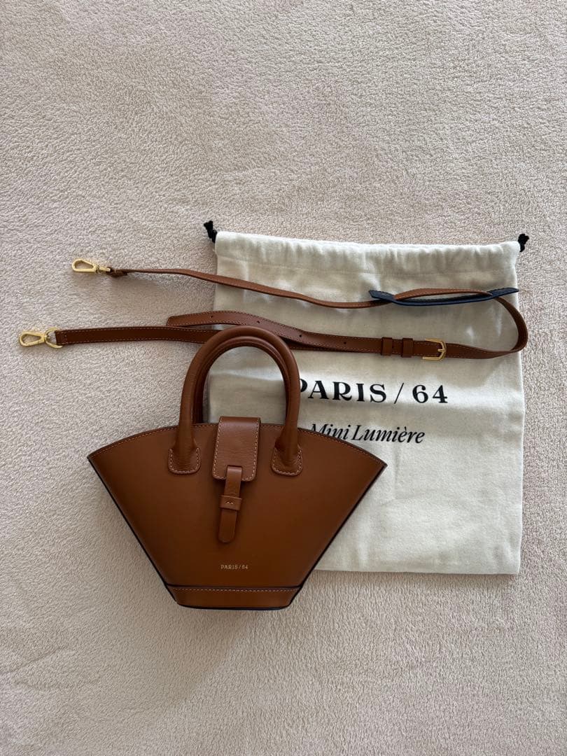 Paris64 Mini Lumière Caramel ショルダーバッグ