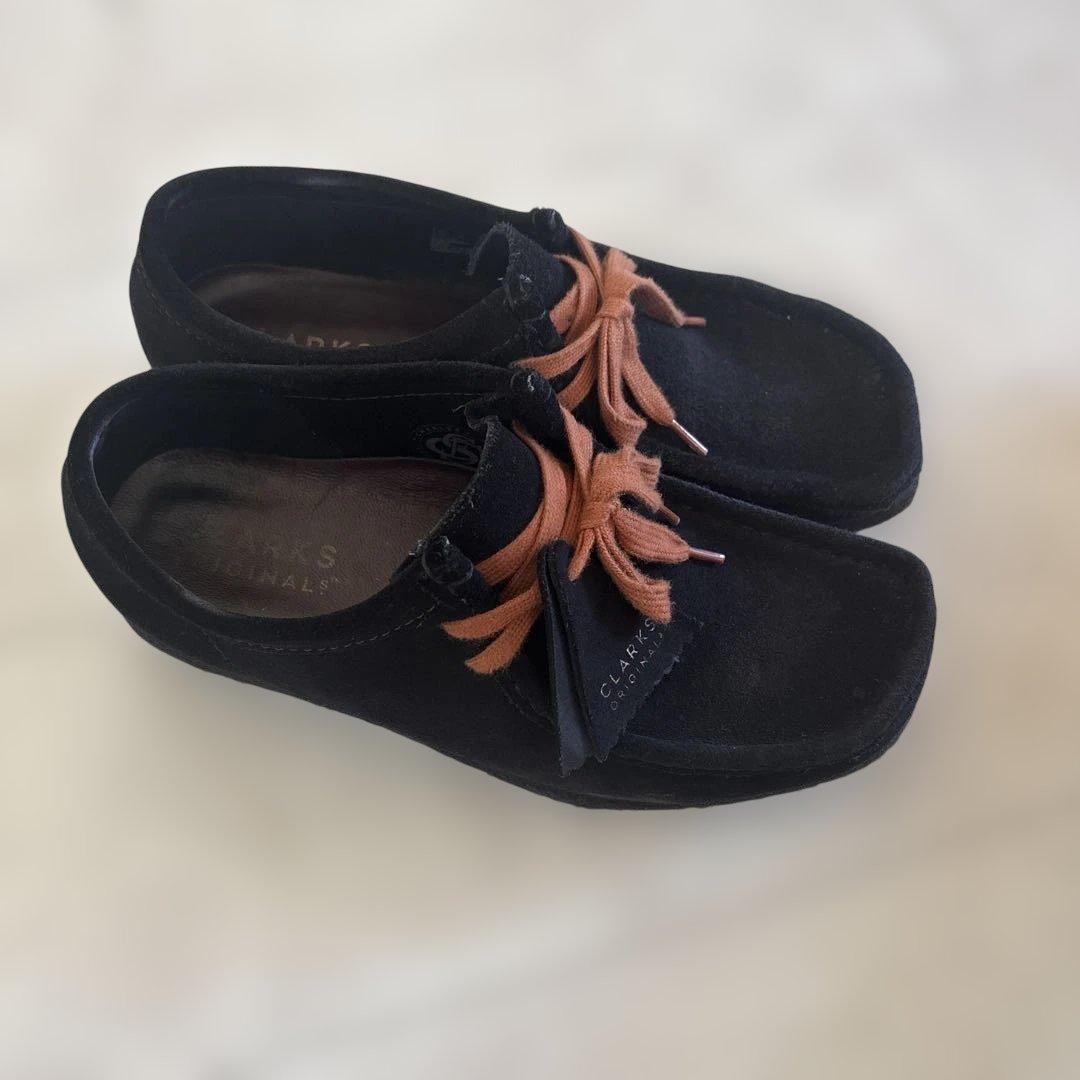 クラークス　ワラビー　ブラック