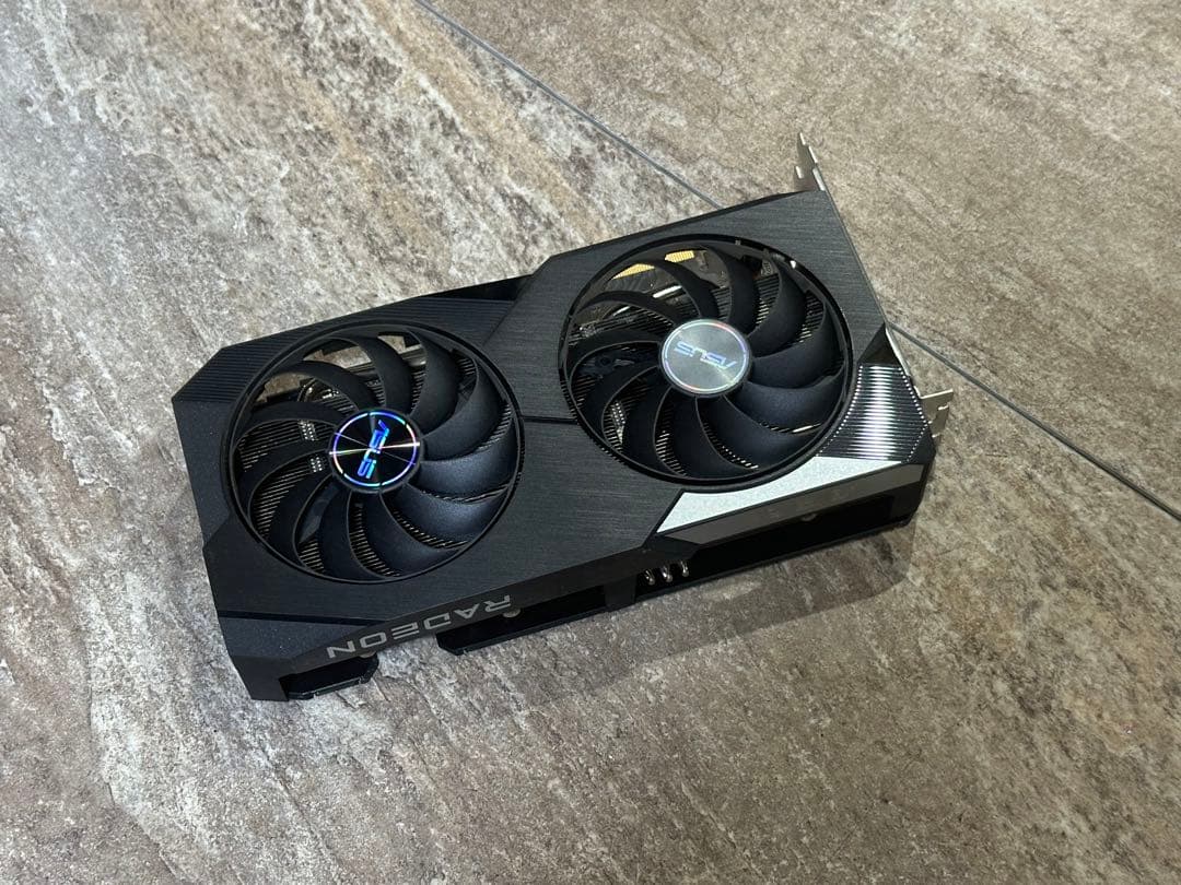 ASUS DUAL RX 6600XT グラフィックボード PC パーツ