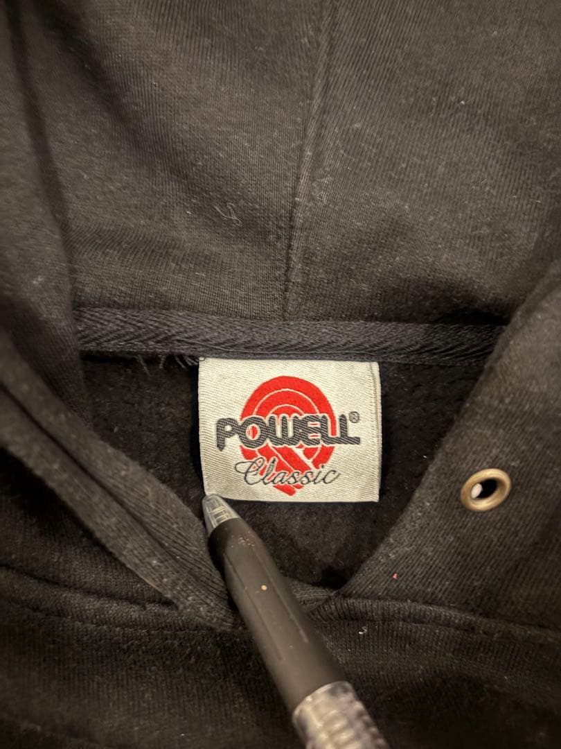 古着ヴィンテージPOWELL PERALTA スカル&ソード　パーカー　サイズM