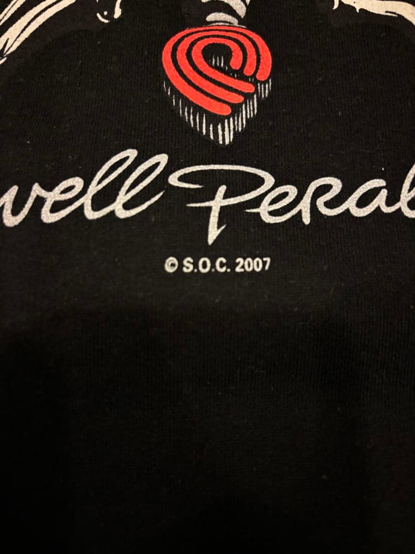 古着ヴィンテージPOWELL PERALTA スカル&ソード　パーカー　サイズM