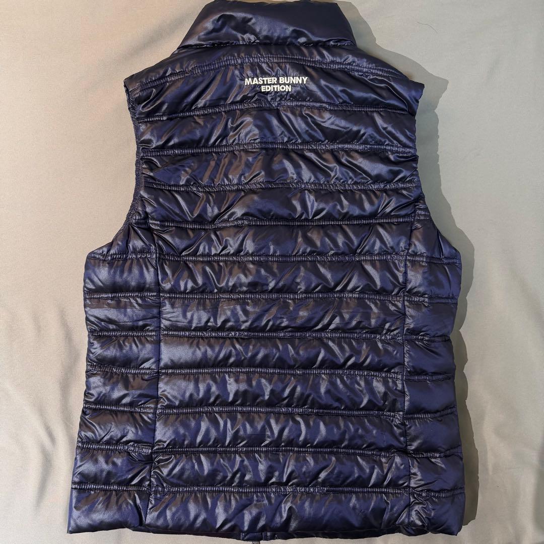 マスターバニーエディション レディース ダウンベスト ネイビー サイズ2
